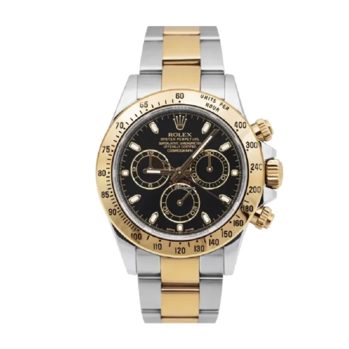 Daytona 116520 Gold Steel Black Replica - Image 1