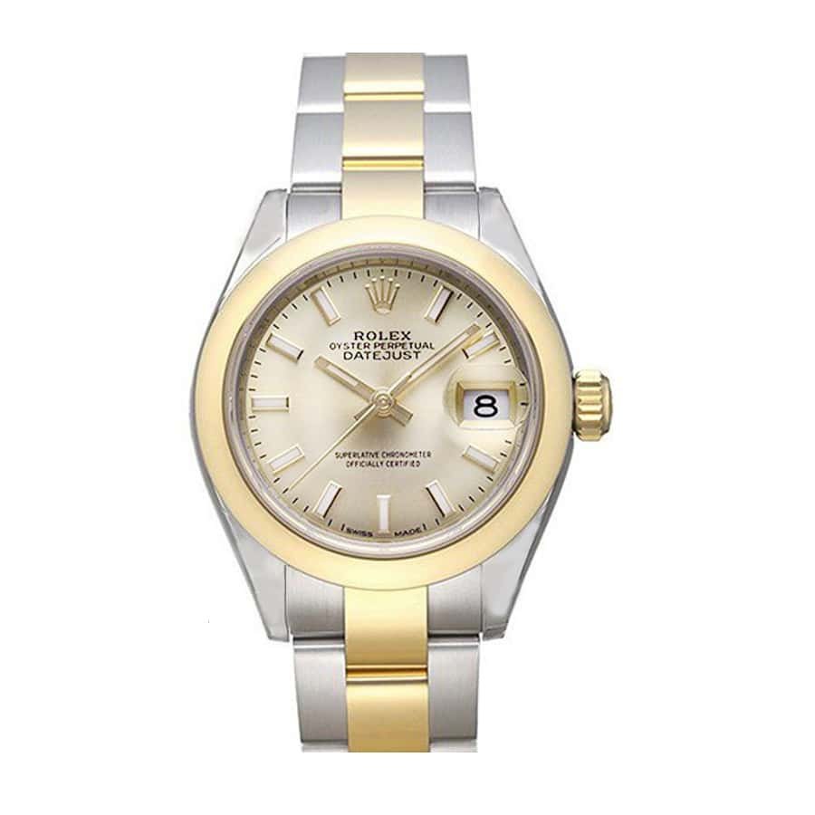 rolex-datejust-279163-steel-yellow-gold-automatic-silver-dial-replica.jpg Lady Datejust 28mm Replica - Image 1